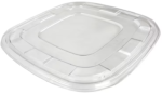 TerraPac Lid for Square Pulp Bowls (160oz & 240oz) 25 Pieces - 512240F025 - Image 2
