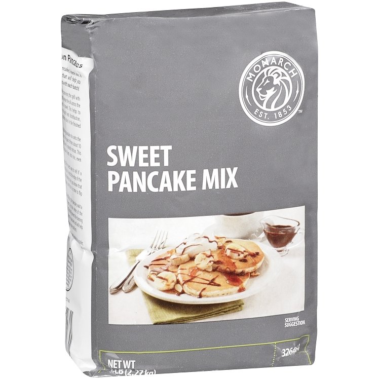 1668aee816da1be75732ac49d7511e54 MONARCH Sweet Pancake Mix - Case of 6 Bags/ 5LB - Image 1