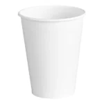 Graphic Packaging (DMS-12) 12 oz White Paper Squat Cold Cup - 2,000 Count - Image 2