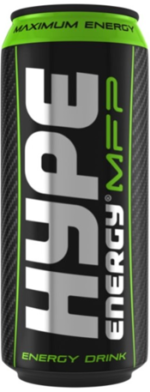 Hype Energy Drink 16.9 fl oz - MAXIMUM ENERGY Boost - Case of 24 Cans - Image 2