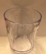 Dinex DX4GC907 Swirl 9 oz. Clear SAN Plastic Tumbler - 72/Case - Image 2