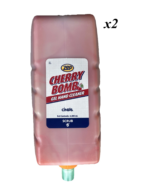 Zep Cherry Bomb Gel Hand Cleaner 4,000 mL, 2 Refills- 9542, EXP: 11/2026