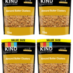 KIND Healthy Grains Almond Butter Clusters 10g PROTEIN Gluten Free, 22oz, 4 Pack/Case