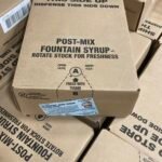 Dr. Pepper Zero Sugar Syrup Post Mix 2.5 Gallons Bag, 11110047- BEST BY DATE: 04/09/2026