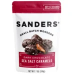 Sanders Fine Chocolate Dark Chocolate Sea Salt Caramel Pouch- 7 Ounce, 1 Pack
