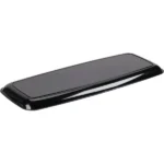 Sabert Mozaik 9" x 22" Black Plastic Rectangle Platter / Catering Tray - 25 Units Per Case - Image 3