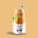 Sanavi Organic Orange Mango Sparkling Spring Water Cans (12 fl oz x 8 ct) - Image 2