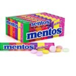 Mentos Chewy Mint, Rainbow Flavor, Easter Candy, Easter Basket Essentials Stuffers for Kids and Adults, 14 Pieces Each (15 Count)