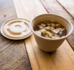 World Centric Lid For 8-16oz Barrel Bowl , 10/50 Count (500 Count) #BBL-SC-U12-LF - Image 2