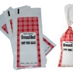 UltraSource Ground Beef Freezer Bags, 2 lb "Not for Sale"Red Plaid (Pack of 1000)