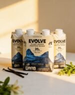 Evolve Plant Based Protein Shake, CREAMY VANILLA, 4 Pack of 11 FL OZ- 12 Count