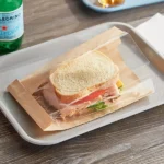 Bagcraft Papercon 300094 Natural Double View Waxed Paper Sandwich Bag, 5 3/4"x2 3/4"x9 1/2", 500 per case - Image 2