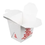 Fold-Pak 16 oz. Pagoda Chinese / Asian Microwavable Paper Take-Out Container - 450/Case #16MWPAGODM - Image 3