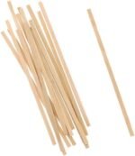 Berkley Square Beige 5.5'' Wood Coffee Stirrers - 1000 Count- 1 Pack - Image 3