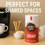 Perfect Taste Granulated Sugar – 20 oz Sugar Canister – Pure White Sugar for Coffee, Tea, Baking & Office Use – 1 Pack - Image 3