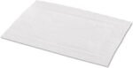 Hoffmaster White Classic Embossed Straight Edge Placemat (Case of 1,000) 10" x 14" #601SE1014