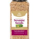 Rodelle Toasted Natural Sesame Seeds Gluten Free Made in USA, 18 Ounce Jar- 1 Pack