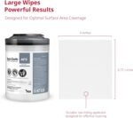 Sani-Cloth AF3, Surface Disinfecting Wipes 6 x 6.75 in, Fragrance Free, Alcohol-Free, Large Canister, 160 Wipes- 1 CAN - Image 3