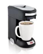 Cafe Valet "Signature" Black/Silver Single Serve Coffee Brewer-1 COUNT, Exclusively for use with Café Valet Coffee Packs- 1 COUNT