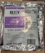 Rejuv Originals Grape Drink Mix, 24 oz Bag – Party & Catering Size 2 Pack