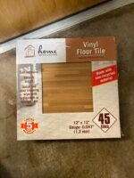 Home Impressions Maple Strip 12 In. x 12 In. Vinyl Floor Tile (45 Sq. Ft./Box)