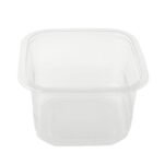 EcoSystems Square Deli Container, 16 oz, Clear, 600 Containers/Case