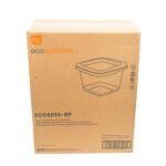 EcoSystems Square Deli Container, 16 oz, Clear, 600 Containers/Case - Image 4