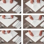 Hoffmaster 125028 Linen-Like Flat Pack Napkin, 16 Length x 16 Width,White-500 COUNT/CASE