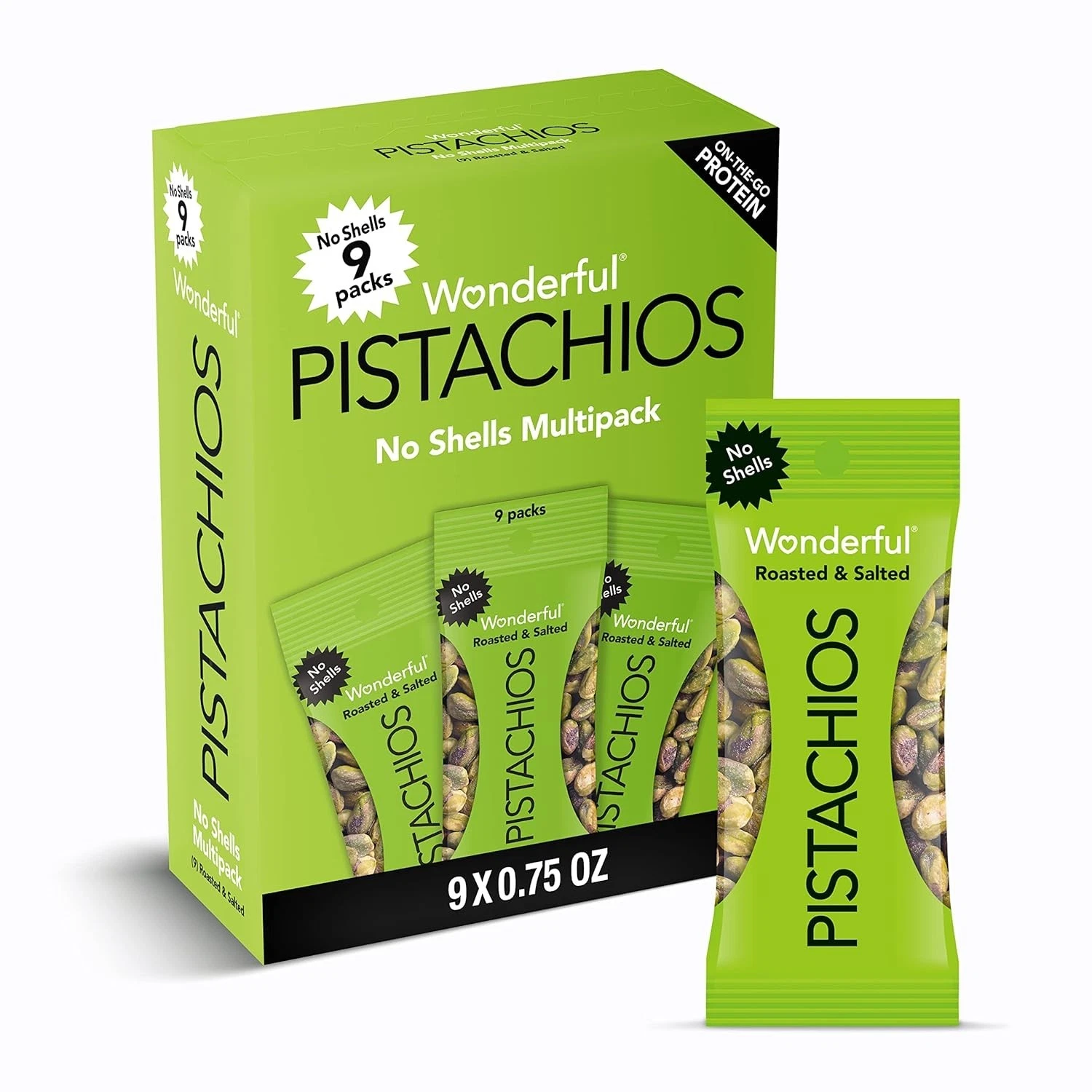 s-l1600 - 2026-05-08T094443.367 Wonderful Pistachios No Shells, Roasted & Salted Nuts, 1 Pack Of 9 - Image 1