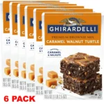 Ghirardelli Premium Brownie Mix CARAMEL WALNUT TURTLE PACK OF 6