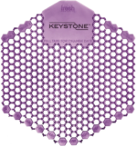 Keystone Wave 3D, Splash-Proof, De-Odorizing, Gel Urinal Screen, Lavender, 6 Count #6101812