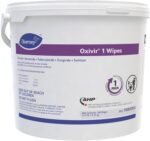 Oxivir Diversey 1 Disinfectant Wipes, AHP Hydrogen Peroxide Cleaner, XLarge Wipes, 160 Count Bucket - Image 2