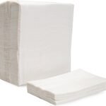 Morsoft by Morcon Commercial Tall Fold Dispenser Napkins, 1-Ply, 6 in. x 13 in., White, 20 packs of 500 Napkins, 10,000 Count