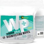 WIPESPLUS Gym Wipes, Disinfecting Wipes Refill Bag for Gym Equipment - Cleaning Wipes with Lemon Scent for Home and Business, 4 Bags of 800 Sheets
