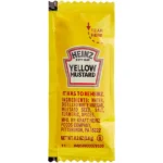 Heinz Yellow Mustard Packets 5.6 Gram - 500/Case - Image 2