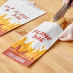 Bagcraft "Flame Pak" Insulated Foil Meal Bag - 500ct /Case 6" X 4.75" X 14" - Image 3