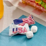 American Flag Buttermints Individually Wrapped - 1,000/Case