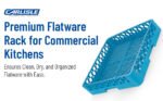 Carlisle RF-14 Carlisle Blue Color, Polypropylene OptiClean Combination/Flatware Rack - Image 4