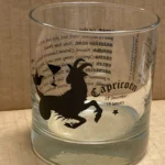 Customizable CAPRICORN Zodiac Sign Glass Tumblers, 11 oz- 12 Count /Case