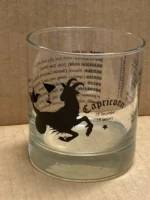 Customizable CAPRICORN Zodiac Sign Glass Tumblers, 11 oz- 12 Count /Case