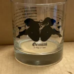 Customizable GEMINI Zodiac Sign Glass Tumblers, 11 oz- 12 Count /Case