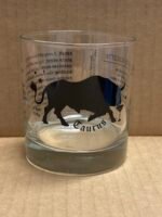Customizable TAURUS Zodiac Sign Glass Tumblers, 11 oz- 12 Count /Case