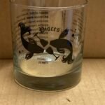 Customizable PISCES Zodiac Sign Glass Tumblers, 11 oz- 12 Count /Case