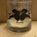 Customizable GEMINI Zodiac Sign Glass Tumblers, 11 oz- 12 Count /Case