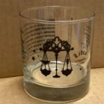 Customizable LIBRA Zodiac Sign Glass Tumblers, 11 oz- 12 Count /Case