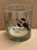 Customizable SCORPIO Zodiac Sign Glass Tumblers, 11 oz- 12 Count /Case