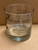 Customizable SCORPIO Zodiac Sign Glass Tumblers, 11 oz- 12 Count /Case - Image 2