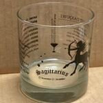 Customizable SAGITTARIUS Zodiac Sign Glass Tumblers, 11 oz- 12 Count /Case