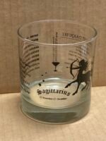 Customizable SAGITTARIUS Zodiac Sign Glass Tumblers, 11 oz- 12 Count /Case