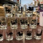 Libbey Zodiac Shot Glasses Set Complete 12 Astrology Signs 1 3/4 oz Barware